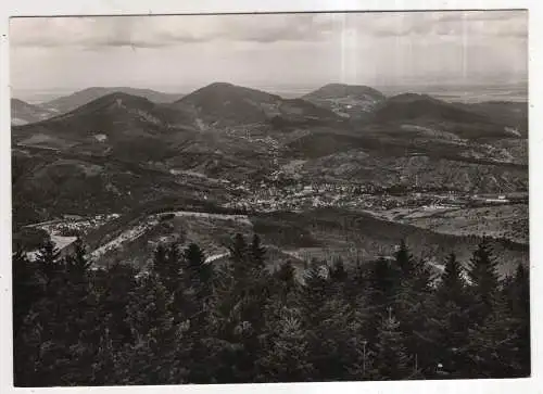 [Ansichtskarte] GERMANY - Blick von der Teufelsmühle auf Gernsbach - Murgtal / Schwarzwald. 