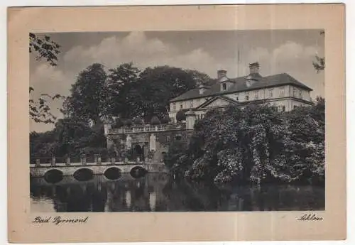 [Ansichtskarte] GERMANY - Bad Pyrmont - Schloss. 