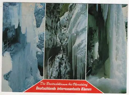 [Ansichtskarte] GERMANY - Breitachklamm bei Overstdorf. 