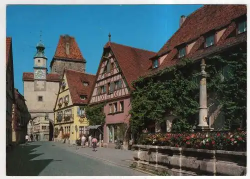 [Ansichtskarte] GERMANY - Rothenburg ob der Tauber - Am Markusturm. 