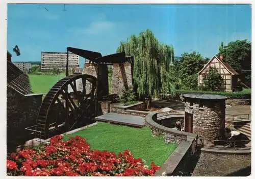 [Ansichtskarte] GERMANY - Bad Nauheim - Ludwigsbrunnen und Blick zum neuen Kurviertel. 