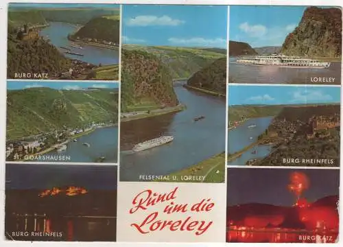 [Ansichtskarte] GERMANY - Rund um die Loreley. 