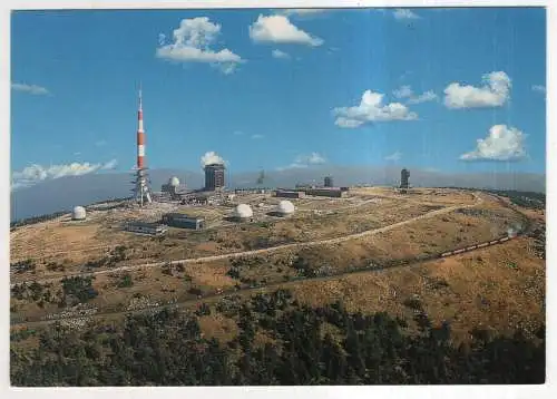 [Ansichtskarte] GERMANY - Brocken - Brockenbahn auf dem Weg zum Gipfel. 