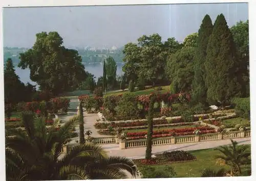 [Ansichtskarte] GERMANY - Insel Mainau im Bodensee - Rosengarten. 