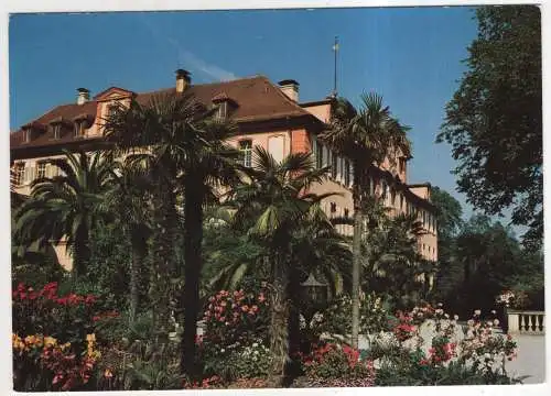 [Ansichtskarte] GERMANY - Insel Mainau im Bodensee - Schloßterrasse mit tropischer Vegetation. 