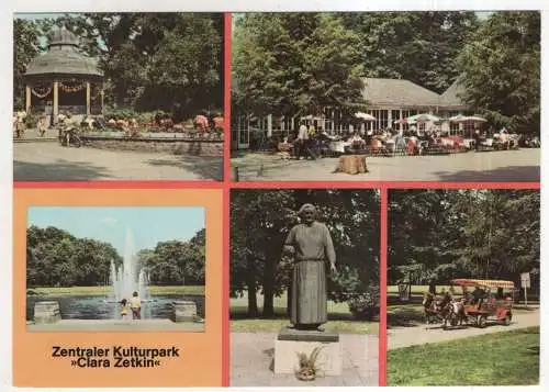 [Ansichtskarte] GERMANY - Leipzig - Zentraler Kulturpark Clara Zetkin. 