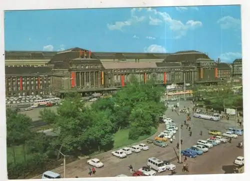 [Ansichtskarte] GERMANY - Leipzig - Hauptbahnhof. 