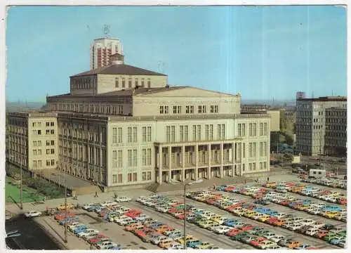 [Ansichtskarte] GERMANY - Leipzig - Opernhaus am Karl-Marx-Platz. 