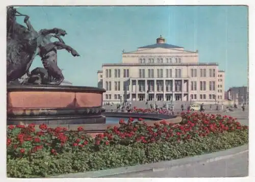 [Ansichtskarte] GERMANY - Leipzig - Opernhaus am Karl-Marx-Platz. 