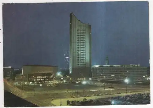 [Ansichtskarte] GERMANY - Leipzig - Blick zum Karl-Marx-Platz. 