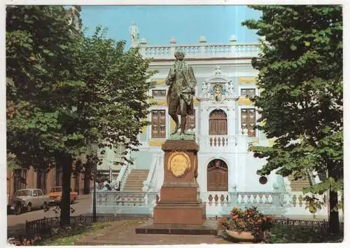 [Ansichtskarte] GERMANY - Leipzig -  Am Naschmarkt - Goethe Denkmal,  Alte Handelsbörse. 