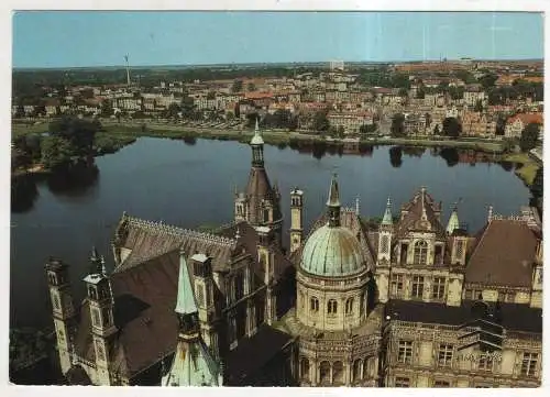 [Ansichtskarte] GERMANY - Schwerin - Blick vom Schloßturm auf den Burgsee. 