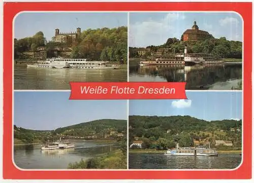 [Ansichtskarte] GERMANY - Dresden - Weiße Flotte. 