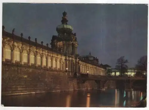 [Ansichtskarte] GERMANY - Dresden - Kronentor des Zwingers bei Nacht. 