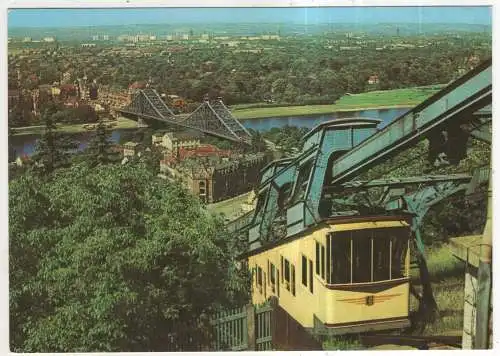 [Ansichtskarte] GERMANY -  Dresden - Blick von der Loschwitzhöhe zum Blauen Wunden. 