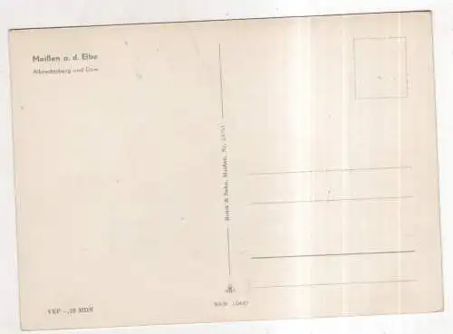 [Ansichtskarte] GERMANY -  Meißen a. d. Elbe - Albrechtsburg und Dom. 