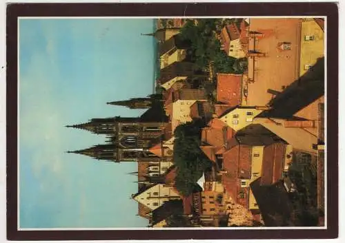 [Ansichtskarte] GERMANY -  Meißen / Meissen - Burgberg in der Abendsonne - Blick vom Turm der Afra-Kirche. 