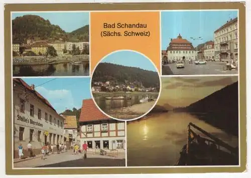 [Ansichtskarte] GERMANY - Bad Schandau / Sächs. Schweiz. 