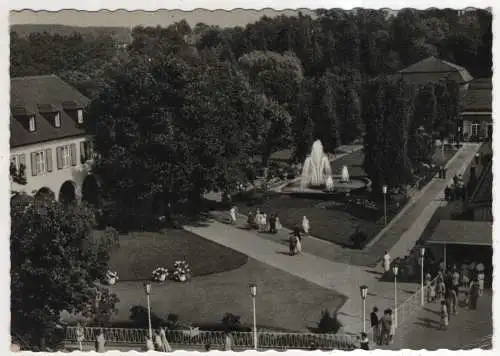 [Ansichtskarte] GERMANY - Bad Salzuflen - Kurparkeingang mit Fontäne. 