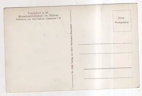 [Ansichtskarte] GERMANY - Frankfurt a. M. - Wanebachhöfchen im Römer. 