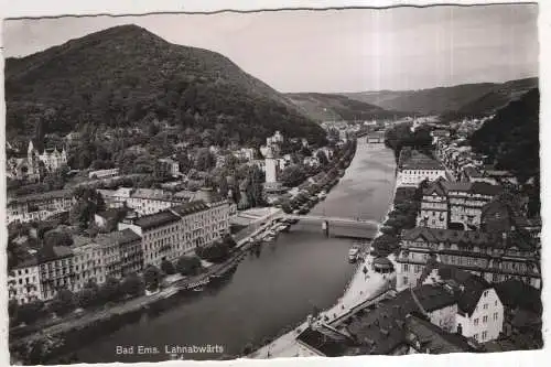 [Ansichtskarte] GERMANY - Bad Ems - Lahnabwärts. 