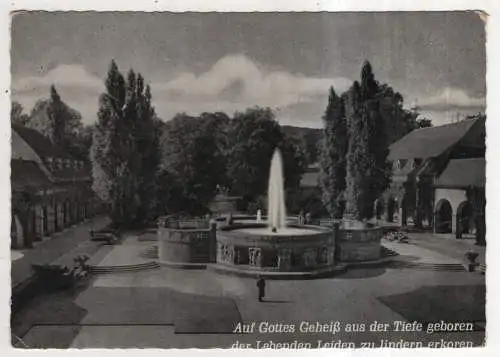 [Ansichtskarte] GERMANY - Bad Nauheim - Der Sprudelhof mit den Quellen 7 und 12. 