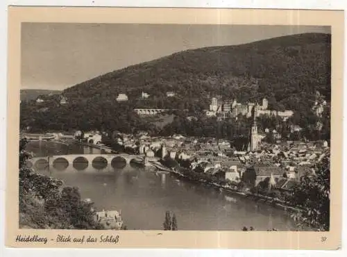 [Ansichtskarte] GERMANY - Heidelberg - Blick auf das Schloß. 