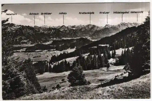 [Ansichtskarte] GERMANY - Bolsterlang / Allg. - Kemptner Skihütte am Bolsterlangerhorn. 