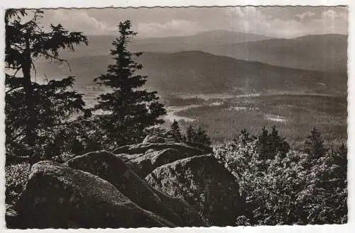 [Ansichtskarte] GERMANY - Kösseine-Gipfel / Fichtelgebirge - Blick auf Ochsenkopf und Schneeberg. 