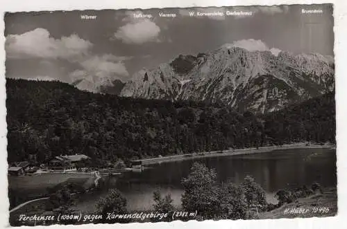 [Ansichtskarte] GERMANY - Ferchensee gegen Karwendelgebirge. 