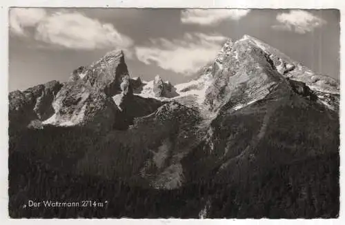 [Ansichtskarte] GERMANY - Der Watzmann. 