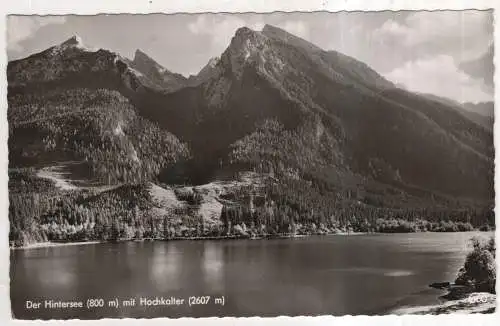 [Ansichtskarte] GERMANY - Der Hintersee mit Hochkalter. 