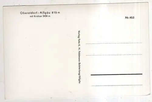 [Ansichtskarte] GERMANY -  Oberstdorf / Allgäu mit Kratzer. 