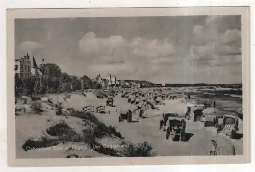 [Ansichtskarte] GERMANY -  Binz a. Rügen - Der Badestrand. 