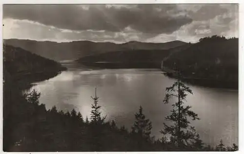 [Ansichtskarte] GERMANY - Am Stausse der Saaletalsperre - Abendstimmung am See. 