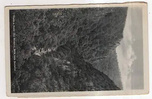 [Ansichtskarte] GERMANY - Thale a. Harz - Das Bodetal, Blick vom Bodetor. 