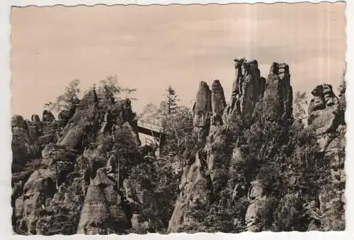 [Ansichtskarte] GERMANY - Zittauer Gebirge - Jonsdorf - Die Nonnenfelsen. 