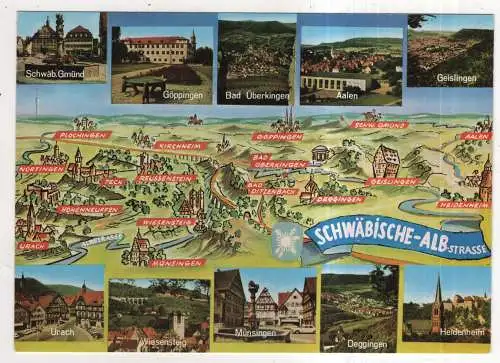 [Ansichtskarte] GERMANY - Schwäbische-Alb Strasse. 