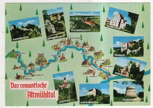 [Ansichtskarte] GERMANY - Das romantische Altmühltal. 