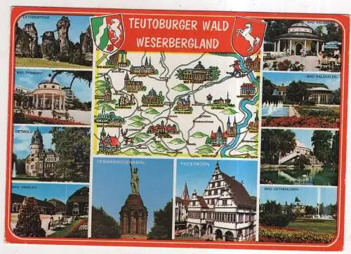 [Ansichtskarte] GERMANY - Weserbergland - Teutoburger Wald. 