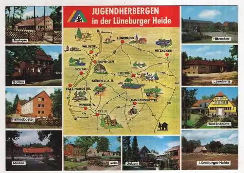 [Ansichtskarte] GERMANY - Jugendherbergen in den Lüneburger Heide. 