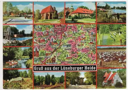 [Ansichtskarte] GERMANY - Gruß aus der Lüneburger Heide. 