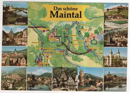 [Ansichtskarte] GERMANY - Das schöne Maintal. 