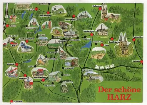 [Ansichtskarte] GERMANY - Der schöne Harz. 