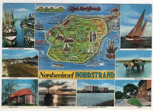 [Ansichtskarte] GERMANY - Nordseeinsel Nordstrand. 