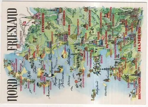 [Ansichtskarte] GERMANY - Nordfriesland. 