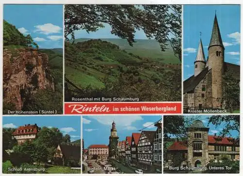 [Ansichtskarte] GERMANY - Rinteln /  Weserbergland. 