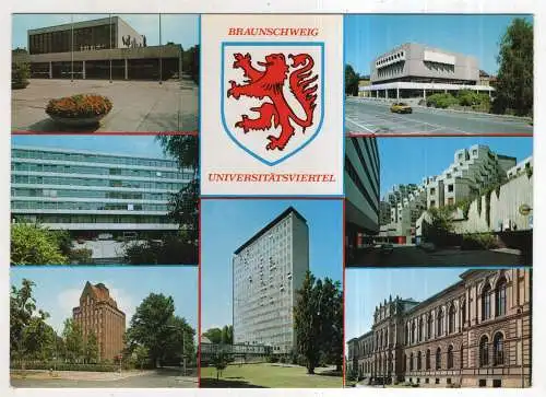 [Ansichtskarte] GERMANY - Braunschweig - Universitätsviertel. 