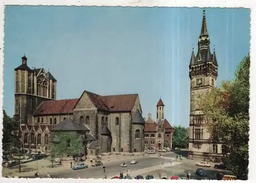 [Ansichtskarte] GERMANY - Braunschweig - Dom und Rathaus. 