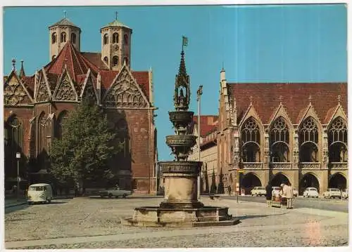 [Ansichtskarte] GERMANY - Braunschweig -  Altstadtmarkt. 